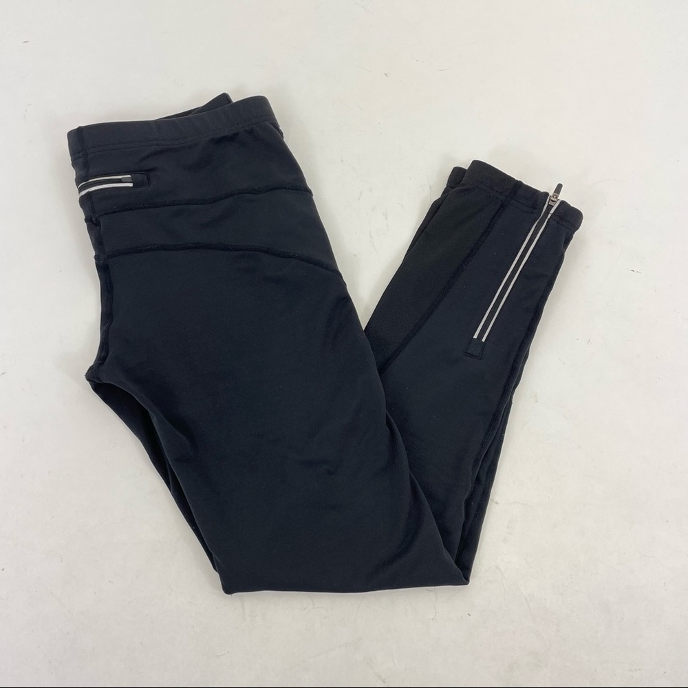 Prana Black Performance Leggings with Zip Pockets
